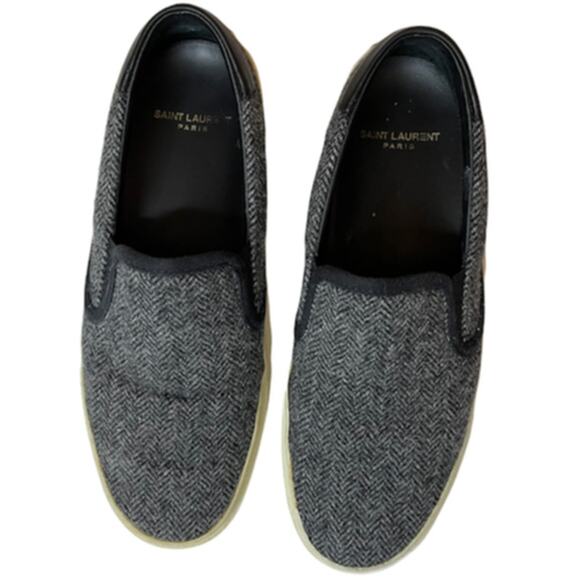 Yves Saint Laurent Black and Cream Sneakers - Picture 11 of 11